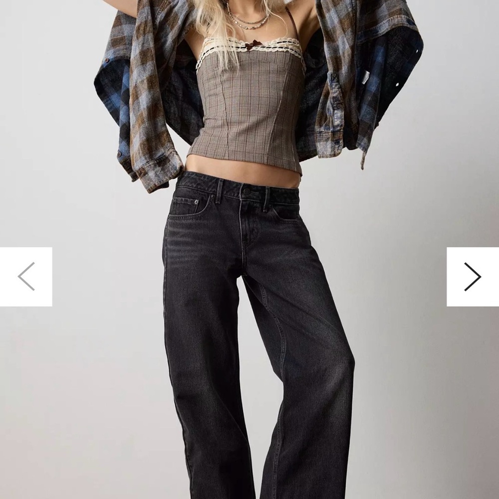 Women's Levi Low Loose Black Jeans- NWT